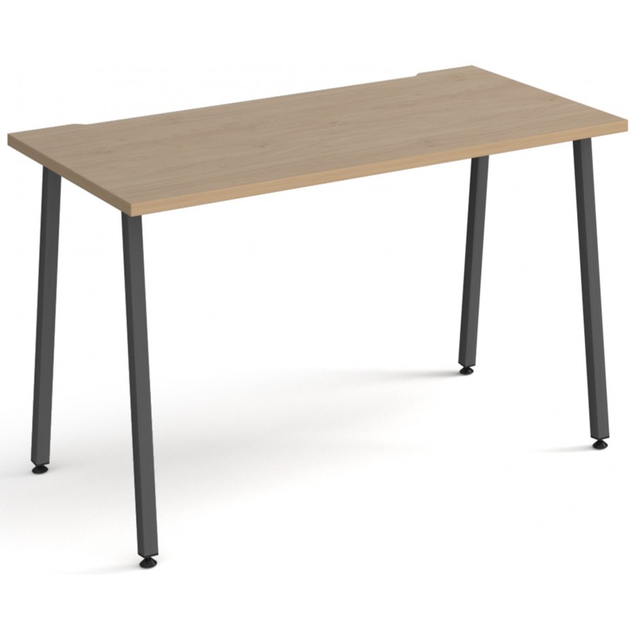 Sparta Straight Desk with A-frame Legs